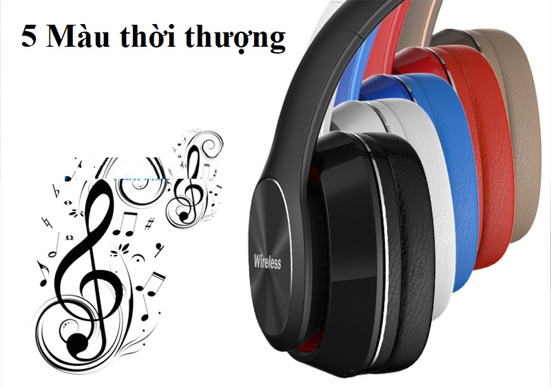 Tai Nghe Chụp Tai Huqu L350 - 3 Chế Độ Nghe: Thẻ nhớ, Bluetooth, Có dây - Ảnh 6