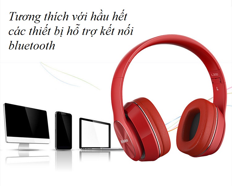 Tai Nghe Chụp Tai Huqu L350 - 3 Chế Độ Nghe: Thẻ nhớ, Bluetooth, Có dây - Ảnh 11