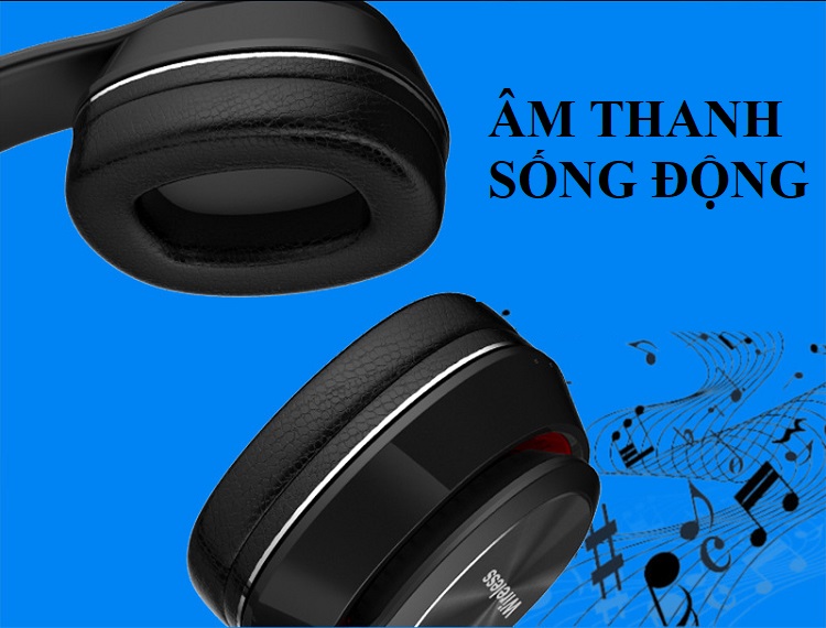 Tai Nghe Chụp Tai Huqu L350 - 3 Chế Độ Nghe: Thẻ nhớ, Bluetooth, Có dây - Ảnh 14