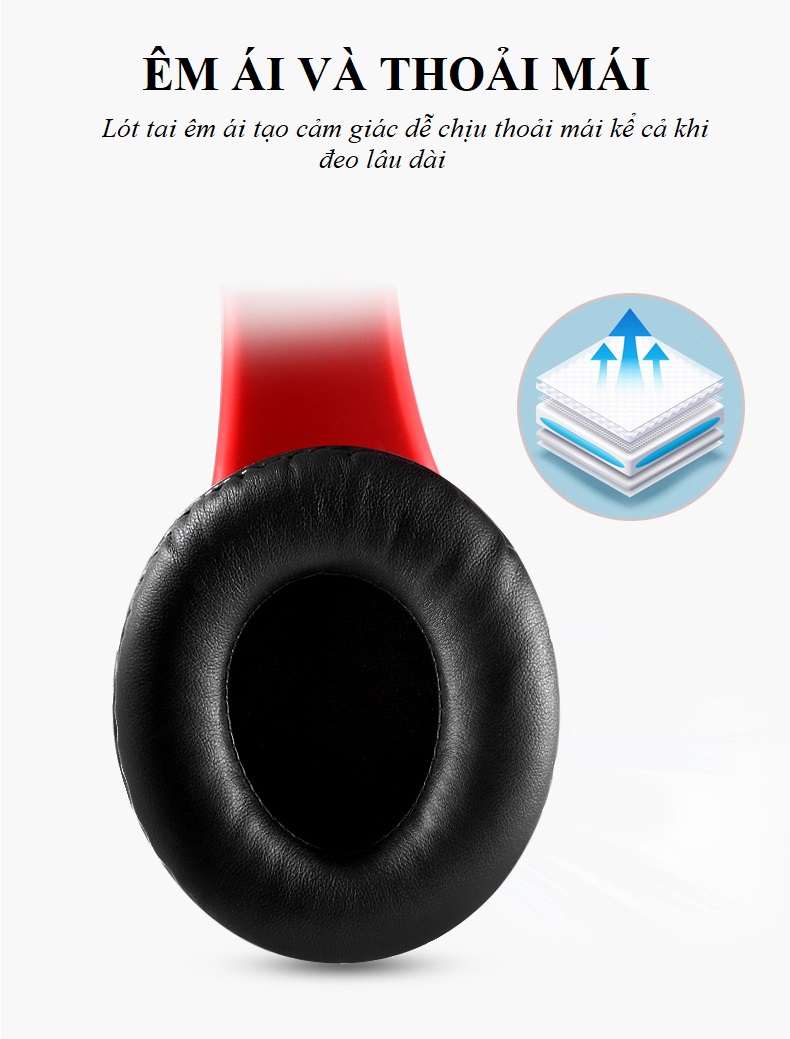 Tai Nghe Bluetooth 5.0, Đèn Led Phát Sáng Huqu B39 - Ảnh 14