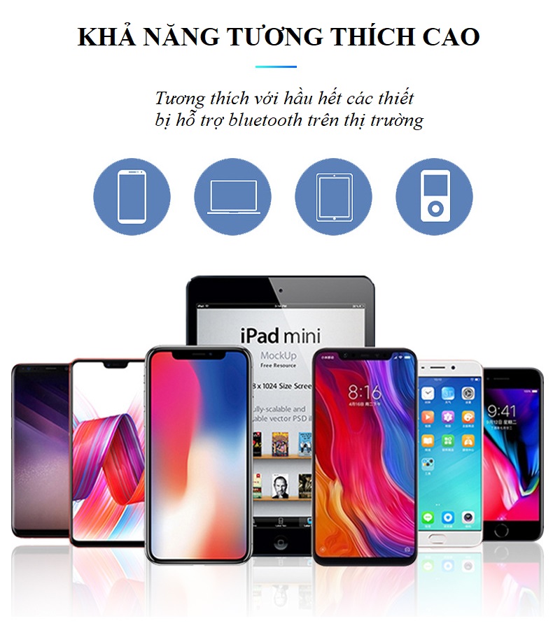 Tai Nghe Bluetooth 5.0, Đèn Led Phát Sáng Huqu B39 - Ảnh 15