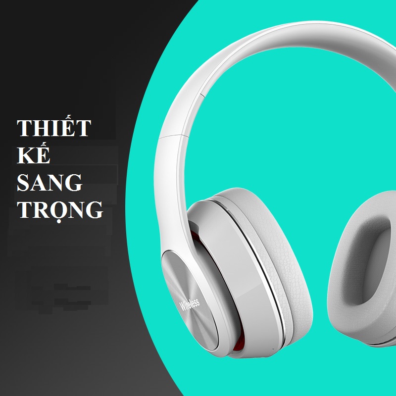 Tai Nghe Chụp Tai Huqu L350 - 3 Chế Độ Nghe: Thẻ nhớ, Bluetooth, Có dây - Ảnh 3