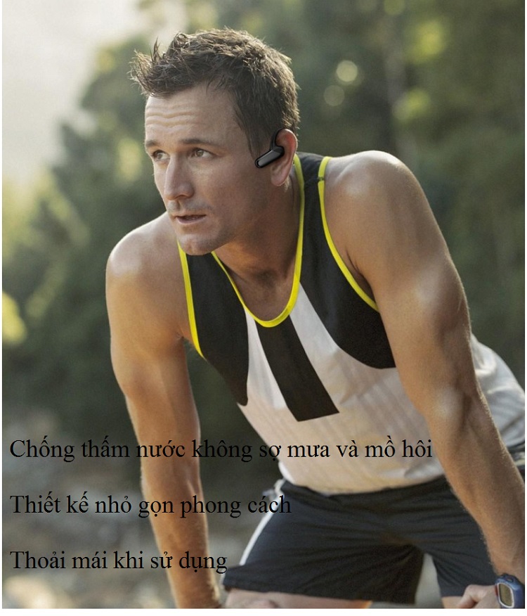 Tai Nghe Thể Thao Huqu M-D8 Tai Nghe Không Nhét Tai, Cho Đôi Tai Thông Thoáng - Ảnh 2