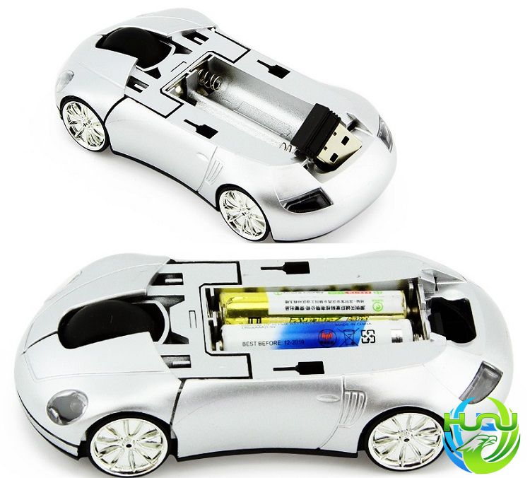 Chuột không dây siêu xe porsche HQ-3D- màu bạc