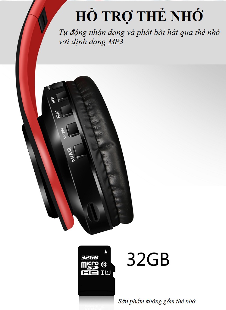 Tai Nghe Chụp Tai Bluetooth Huqu HZ-B7 - Ảnh 19