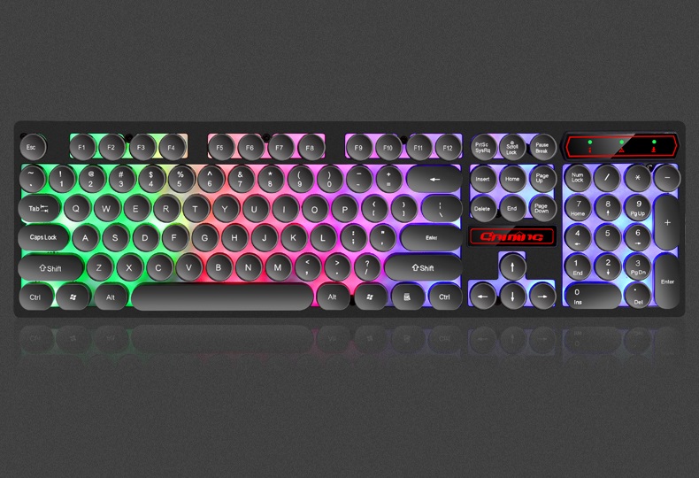 Bàn phím Giả Cơ Có Dây Cá Tính Huqu V8 - Ảnh 8