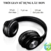 tai nghe chụp tai thời trang huqu HZ-10- dung lượng pin lớn