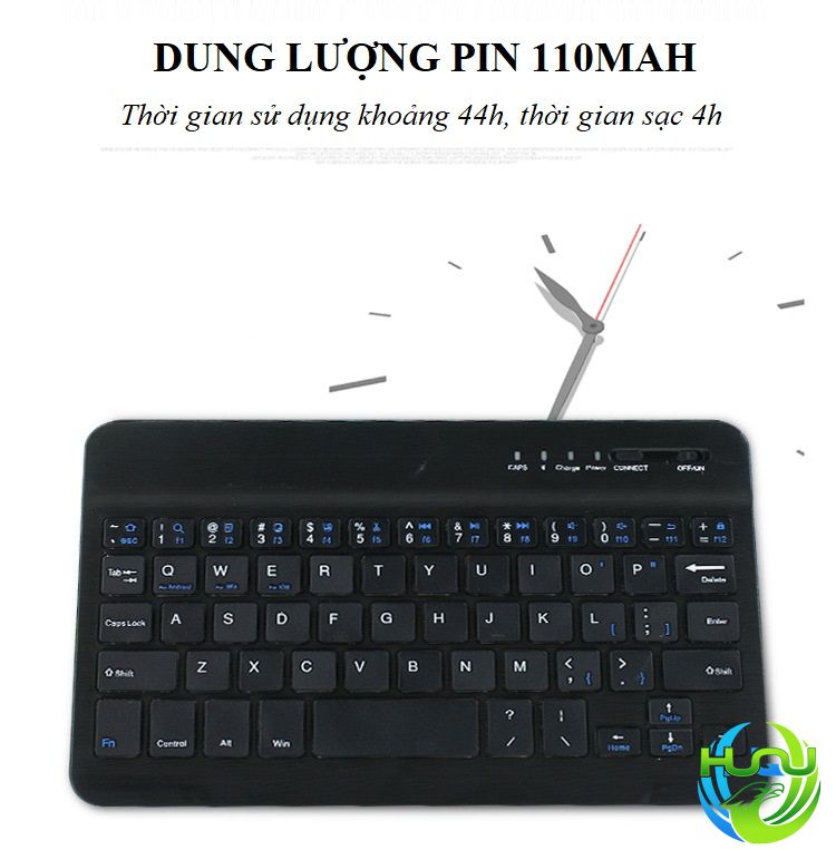 bàn phím bluetooth mini thời trang huqu F8S