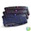 bàn phím game thủ siêu ngầu Huqu M200 - đèn led 3 màu