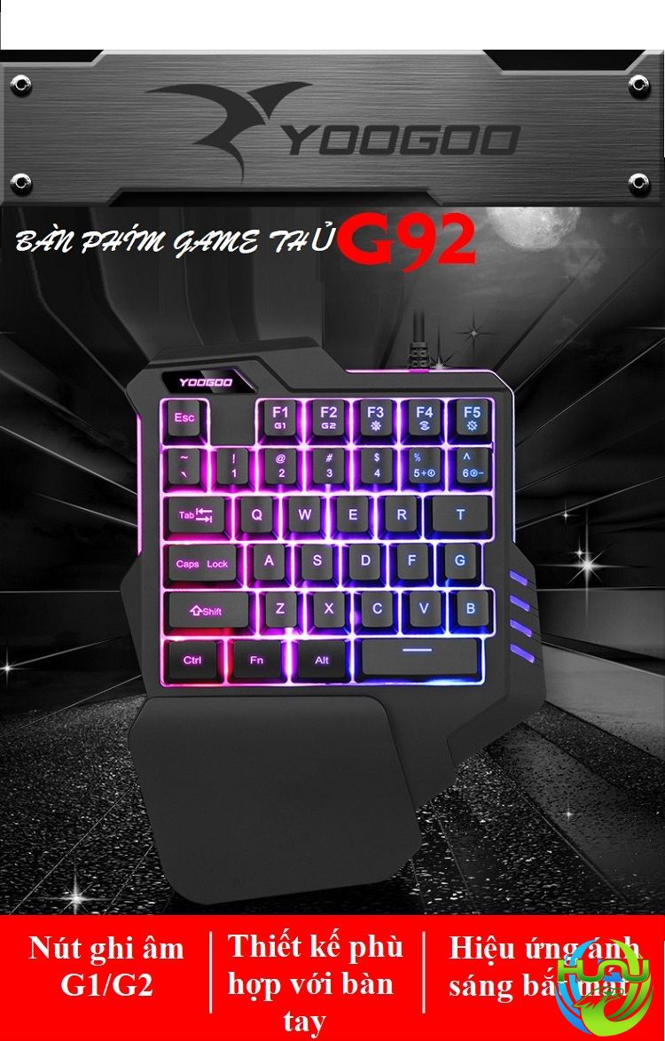 bàn phím giả cơ chơi game Huqu G92