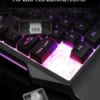 bàn phím giả cơ chơi game Huqu G92- Phím nổi rõ ràng