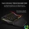 bàn phím giả cơ chơi game Huqu G92- Thiết kế thoải mái
