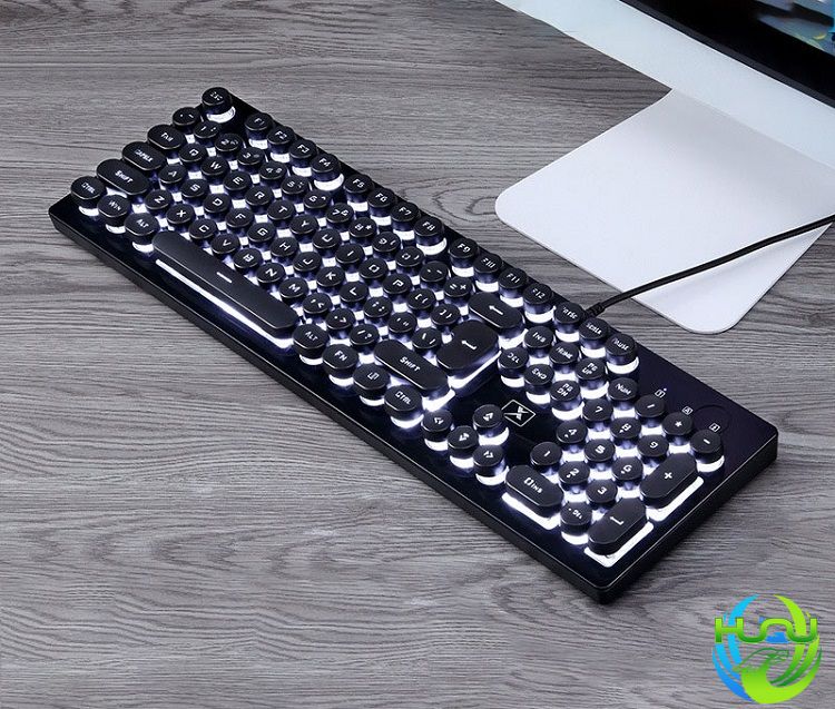 Bàn phím giả cơ chuyên game Huqu K100