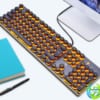 Bàn phím giả cơ chuyên game Huqu K100