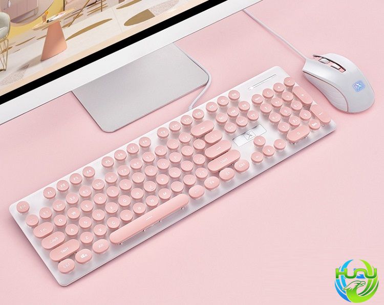 Bộ bàn phím chuột có dây độc đáo Huqu N518