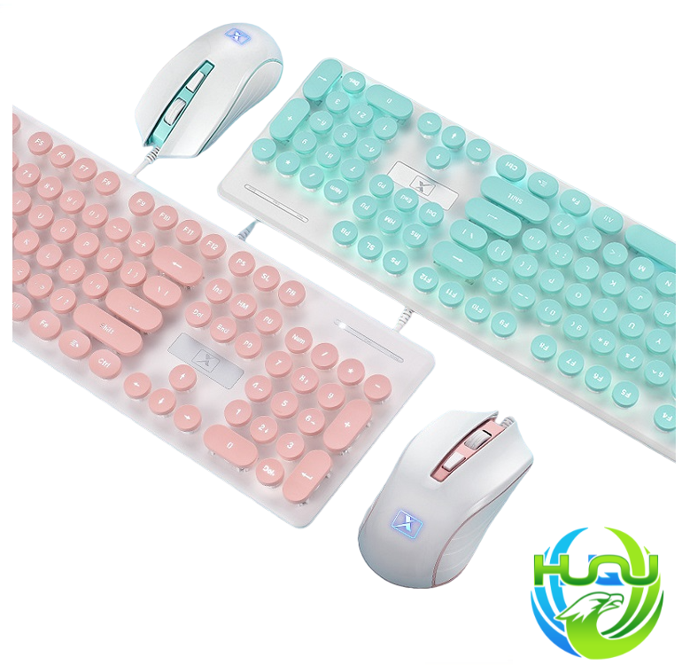 Bộ bàn phím chuột có dây độc đáo Huqu N518