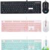 Bộ bàn phím chuột có dây độc đáo Huqu N518 - Màu sắc đa dạng