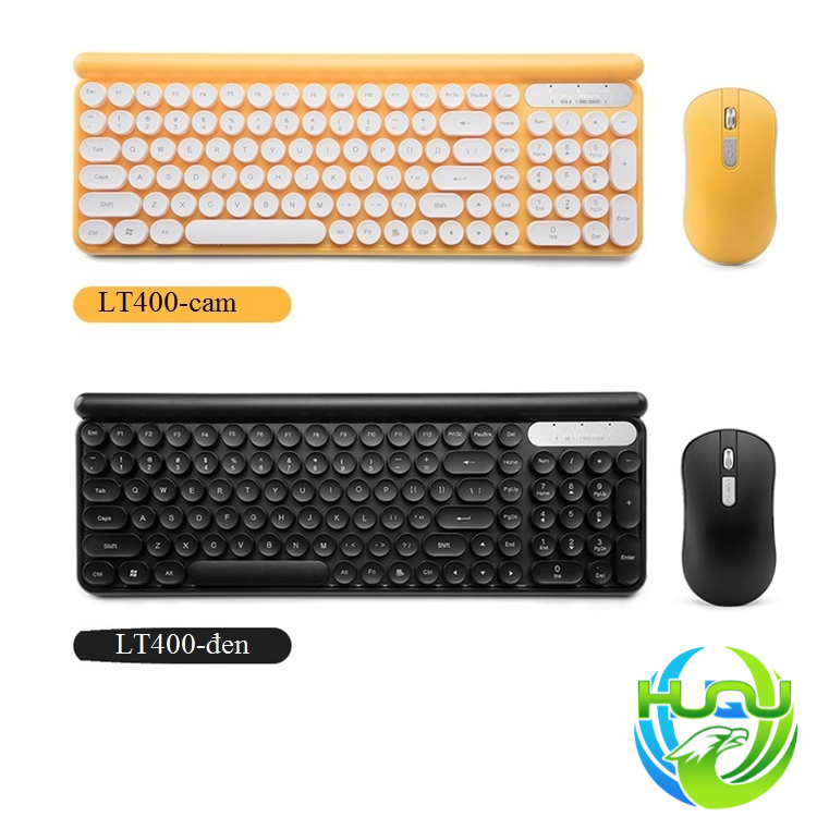 bộ bàn phím chuột không dây phiên bản sạc Huqu LT400