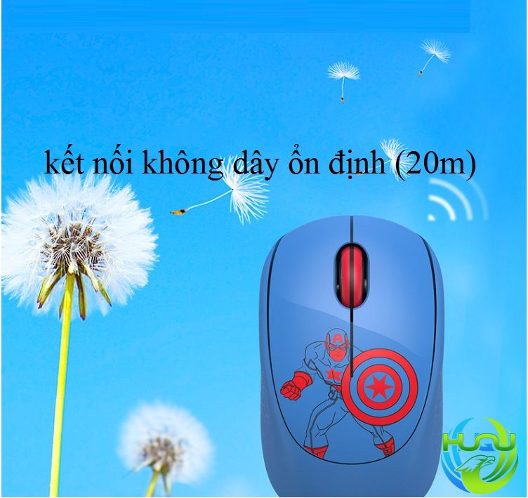 Chuột không dây mini văn phòng HQ-I361- kết nối không dây lên đến 20m
