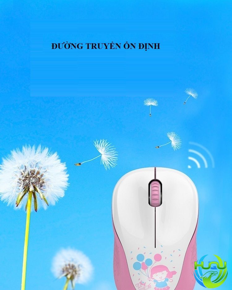 - Chuột không dây phong cách trẻ trung HQ-V10 - Đường truyền ổn định
