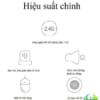chuột không dây siêu mỏng cao cấp HQ-V8
