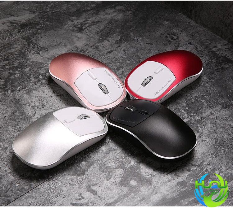 Chuột máy tính không dây hợp kim nhôm Huqu K1