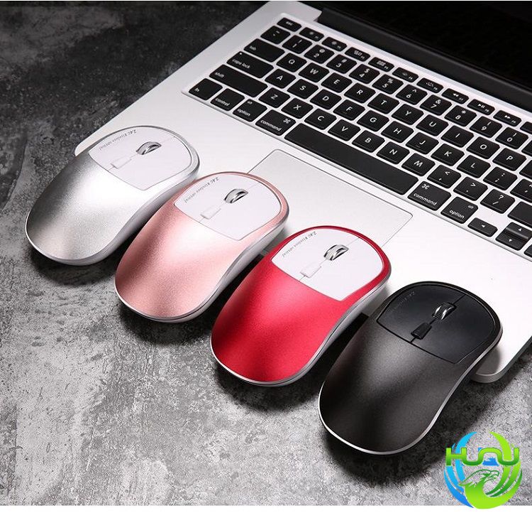 Chuột máy tính không dây hợp kim nhôm Huqu K1