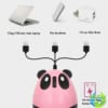 Chuột máy tính không dây mini panda- Tương thích với nhiều thiết bị