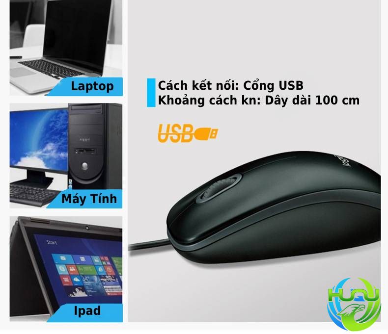 Chuột máy tính văn phòng Logitech HQ-M100r