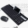 Combo bàn phím chuột không dây Huqu LT500