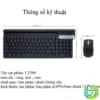 Combo bàn phím chuột không dây Huqu LT500- Thông số kỹ thuật