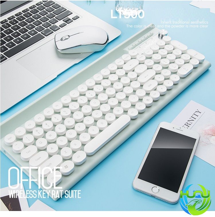 Combo bàn phím chuột không dây Huqu LT500