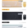Combo bàn phím chuột không dây Huqu LT500 - 3 màu cá tính