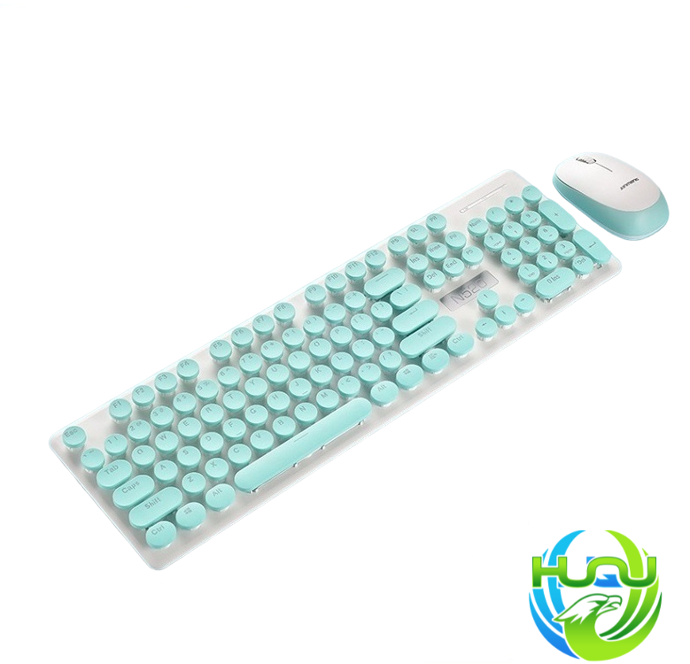 Combo bàn phím chuột không dây thời trang huqu N520