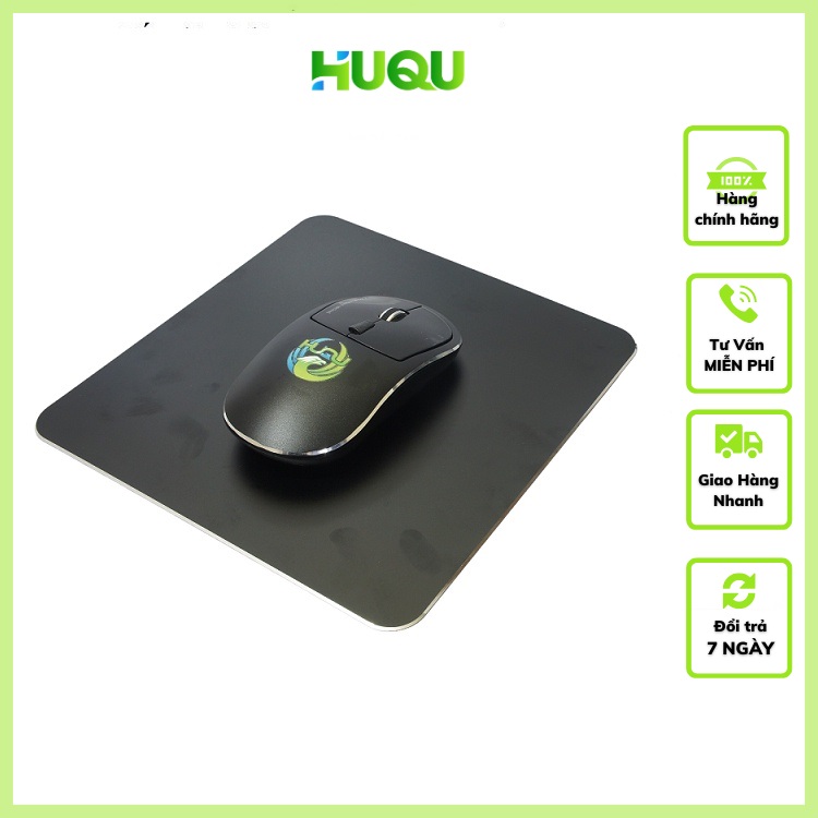 Chuột Máy Tính Không Dây Hợp Kim Nhôm Huqu K1