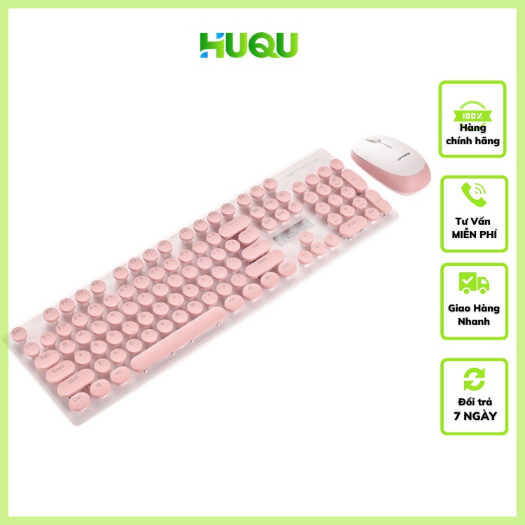 Bộ Bàn Phím Chuột Có Dây Độc Đáo Huqu N518