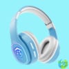 tai nghe bluetooth thời trang mới Huqu BT-K6131- màu xanh