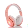 tai nghe bluetooth thời trang mới Huqu BT-K6131- màu hồng