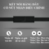 tai nghe có dây giá rẻ Huqu XB-450- nút điều chỉnh trên dây