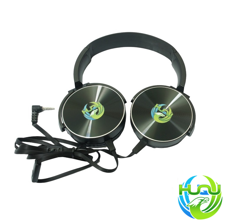 tai nghe có dây giá rẻ Huqu XB-450- màu đen