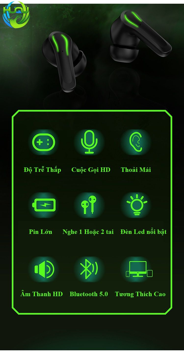 tai nghe gaming 2 mắt cực ngầu Huqu HQ-G1