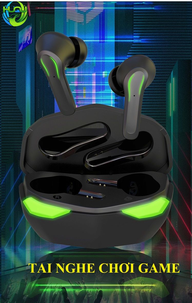 tai nghe gaming 2 mắt cực ngầu Huqu HQ-G1- Đèn Led cực ngầu
