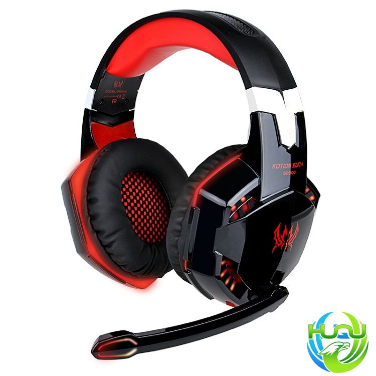 tai nghe gaming Huqu G2000 micro có thể xoay 330 độ