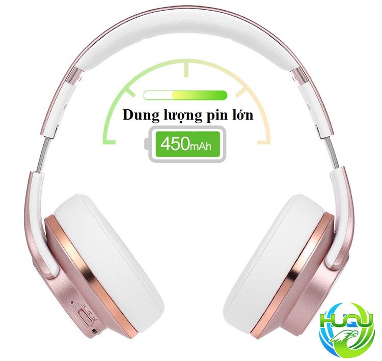 tai nghe kiêm loa nghe nhạc Huqu MH5-dung lượng pin lớn