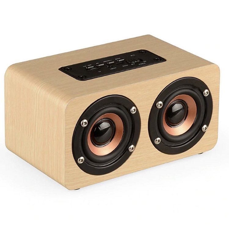 Loa Đôi Bluetooth Vân Gỗ Sang Trọng HQ-W5 - Ảnh 6