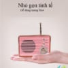 Loa bluetooth siêu trầm thiết kế cổ điển HQ-M10- nhỏ gọn tinh tế