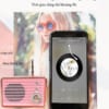 Loa bluetooth siêu trầm thiết kế cổ điển HQ-M10- kết nối đơn giản