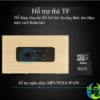 Loa Đôi Bluetooth Vân Gỗ Sang Trọng HQ-W5- hỗ trợ thẻ TF