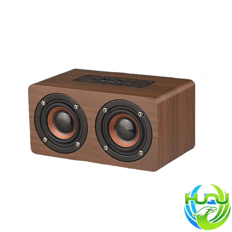 Loa Đôi Bluetooth Vân Gỗ Sang Trọng HQ-W5
