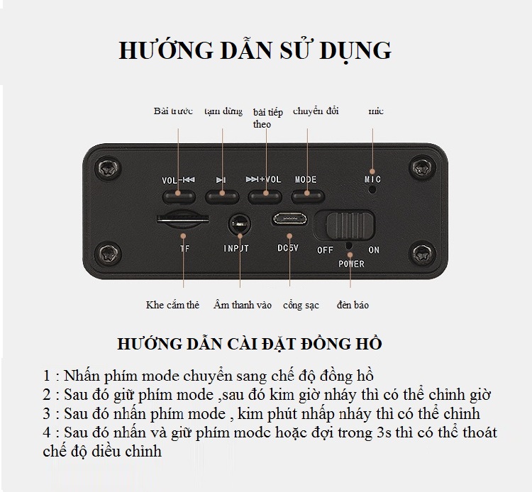 Loa Đôi Bluetooth Vân Gỗ Sang Trọng HQ-W5 - Ảnh 5